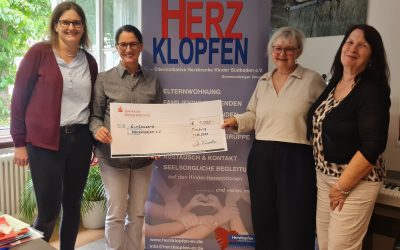Frauenverein Niederweiler spendet 1.000 Euro an Herzklopfen e.V. in Freiburg