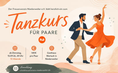 Tanzkurs für Paare im Gasthaus Warteck
